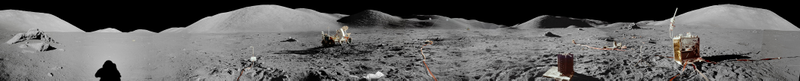Illustration for article titled First high quality moon panorama since the Apollo 17 in 1972